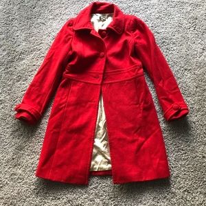 Red Peacoat